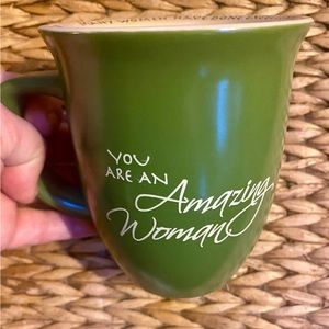 You are an Amazing Woman ceramic mug, 4.5” tall